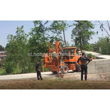 County Road Construction Pile Driver